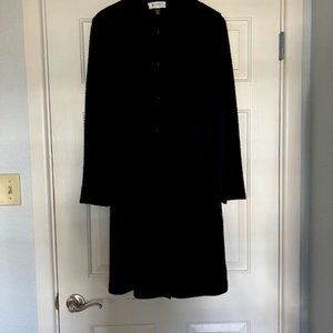 Black St John Knit Size 10 Coat/Jacket/Topper Tweed